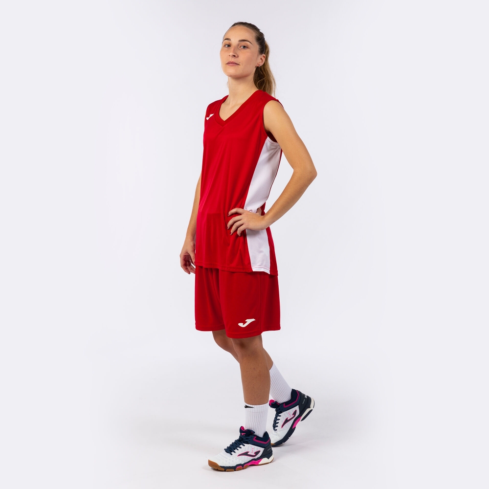 Camasa Cancha Iii T- Red-white Sleeveless Joma