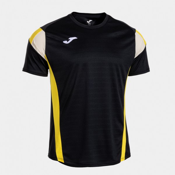 Camasa Montreal Maneca Scurta T- Black Yellow Joma