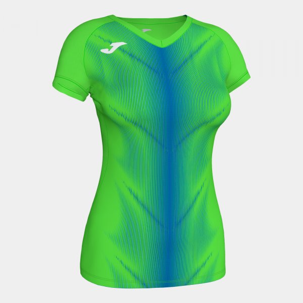 Camasa Olimpia T- Fluor Green-royal S/s dama Joma