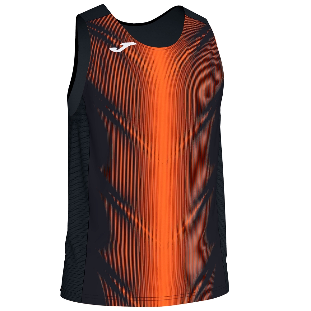 Camasa Olimpia T- Black-orange Sleeveless Joma