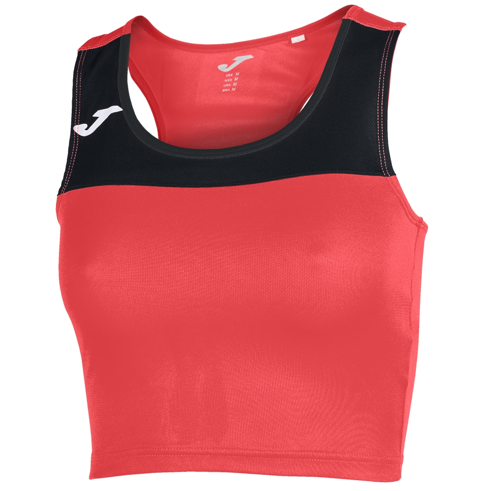 Camasa T- Race Coral-black Sleeveless dama Joma