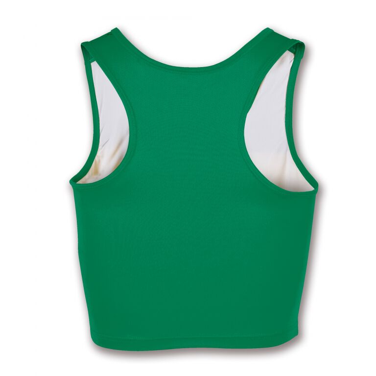 Camasa T- Race Green-white Sleeveless dama Joma