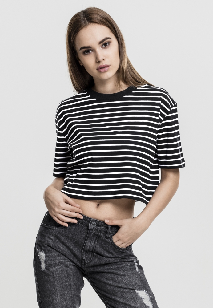 Tricou Short Striped Oversized dama Urban Classics