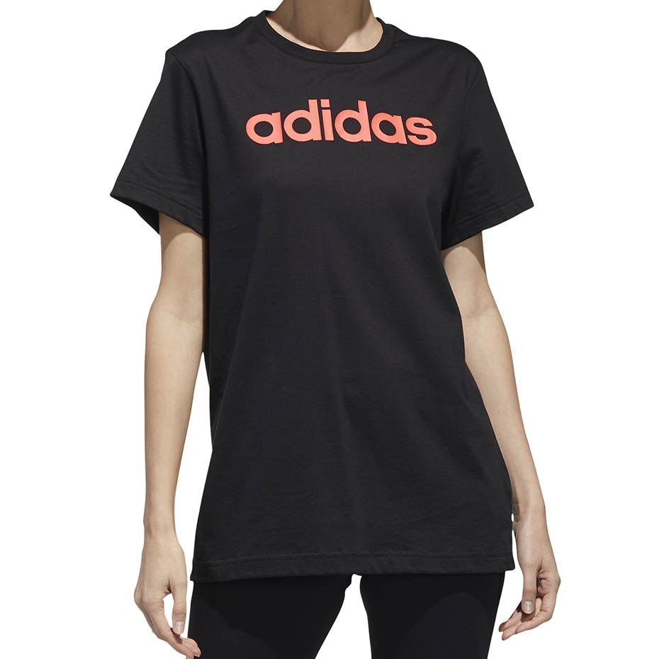 Tricou 's adidas Essentials Linear Loose black GL6333 dama