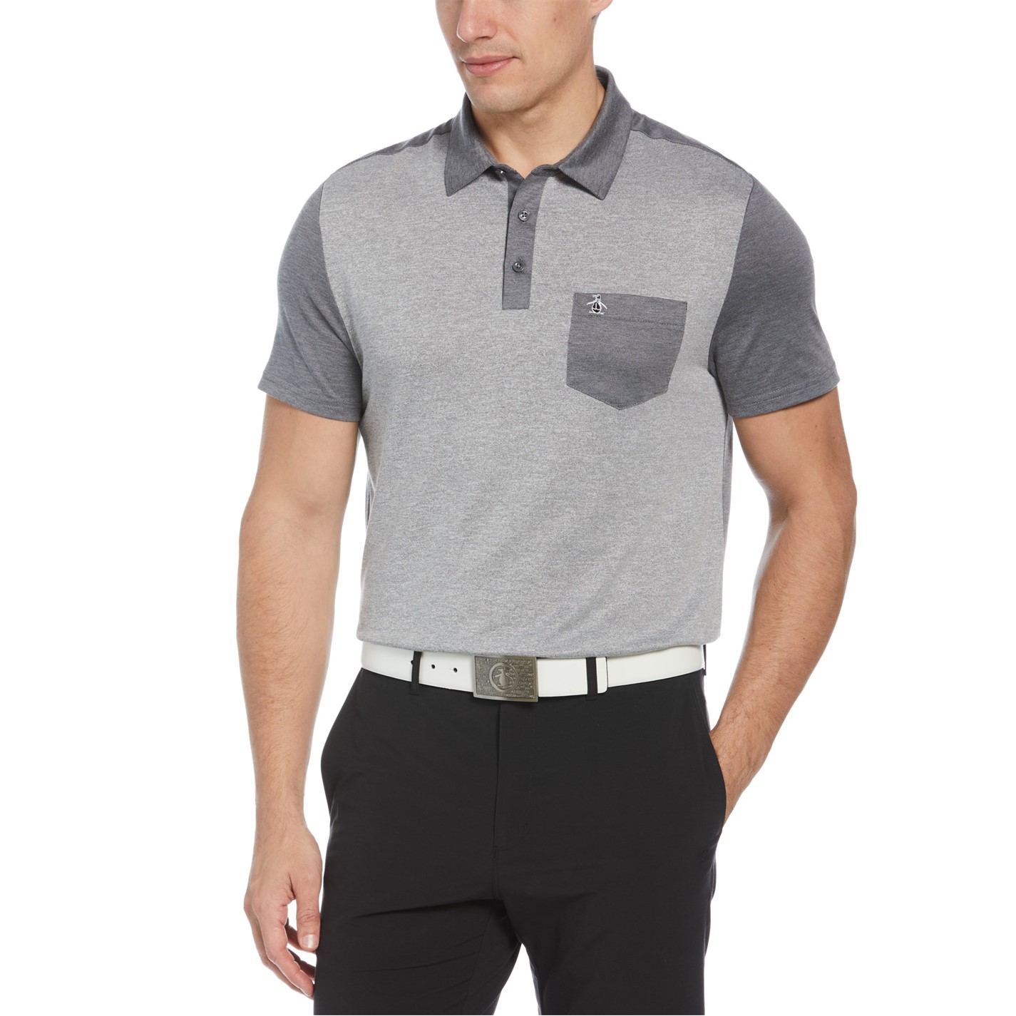 Camasa Original Penguin Golf Colour Block T-