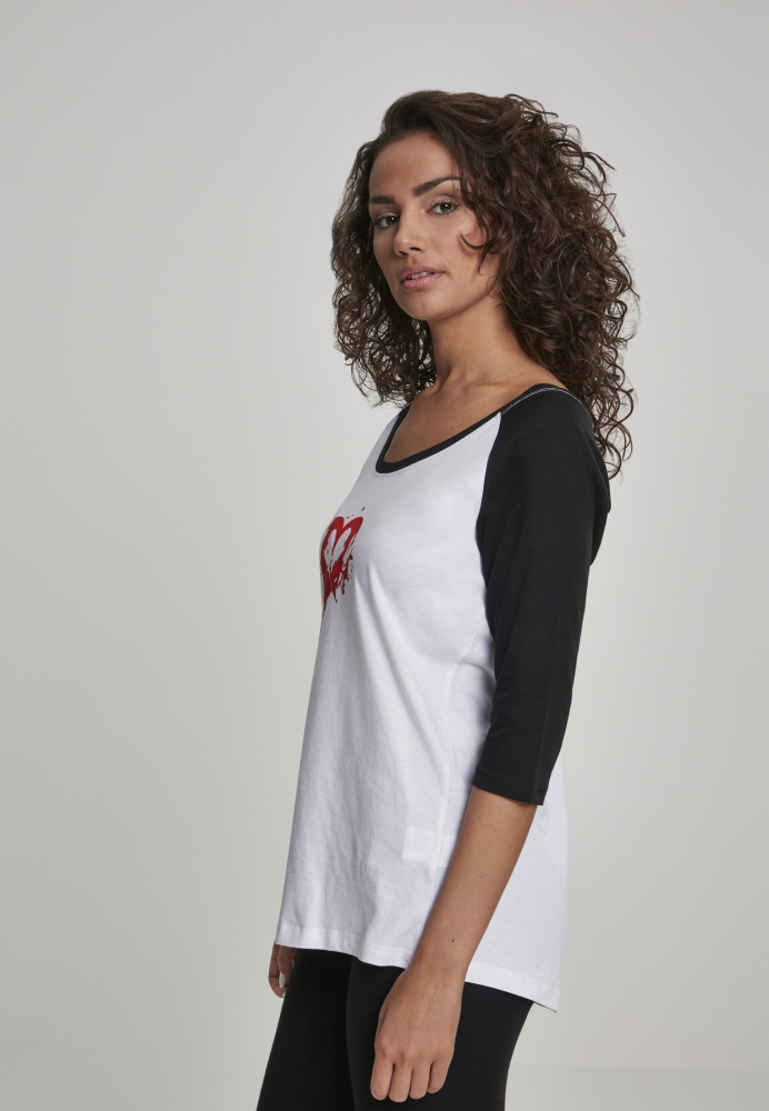 Tricou Pistol Heart Raglan dama Mister Tee