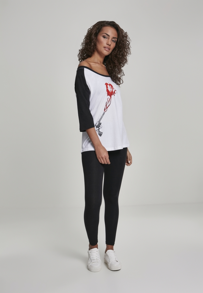 Tricou Pistol Heart Raglan dama Mister Tee