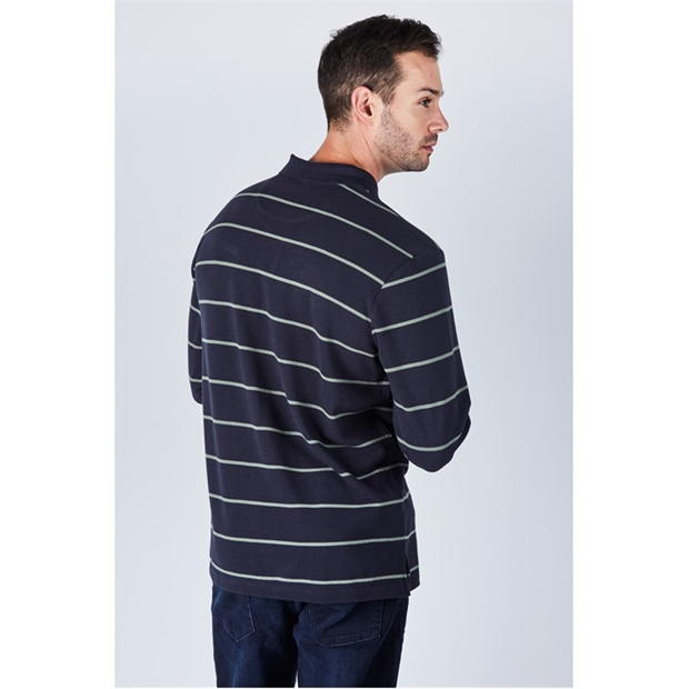 Camasa Harvey and Jones Striped Polo barbat