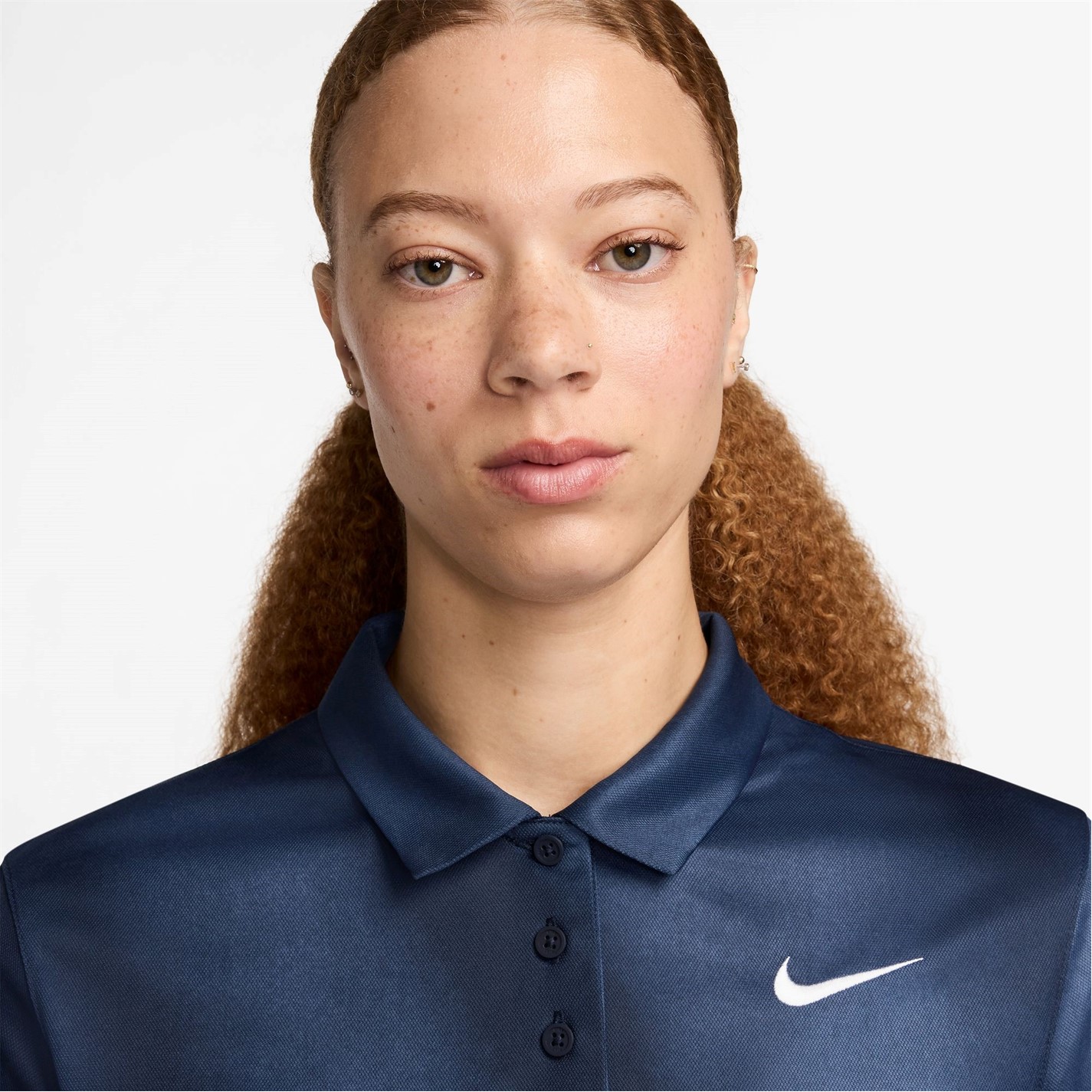 Nike Victory Short-Sleeve Printed Golf Polo dama