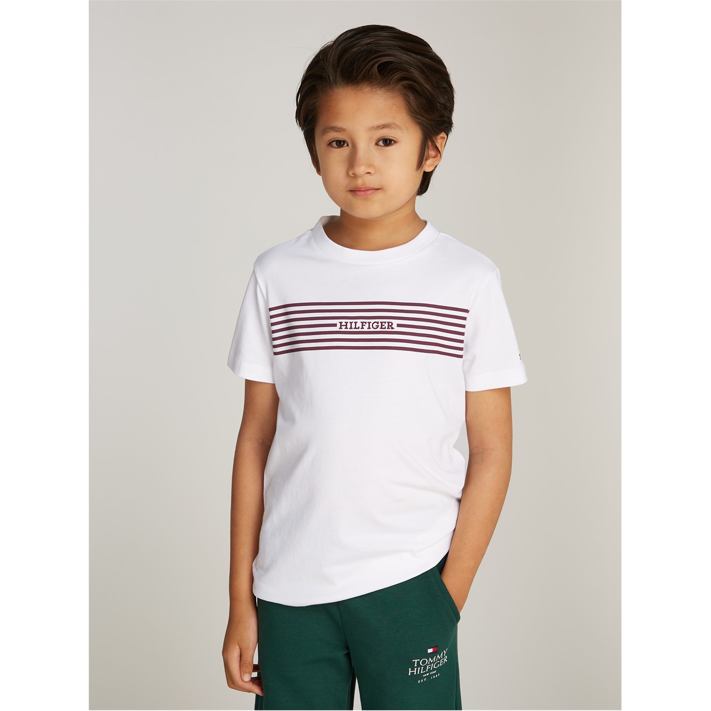 Camasa Tommy Hilfiger Striped Short-sleeved T- copil