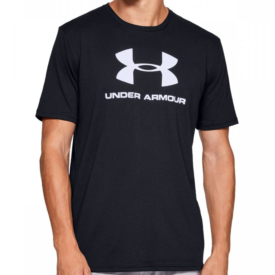 Camasa T- men's Under Armour Sportstyle Logo SS black 1329590 001