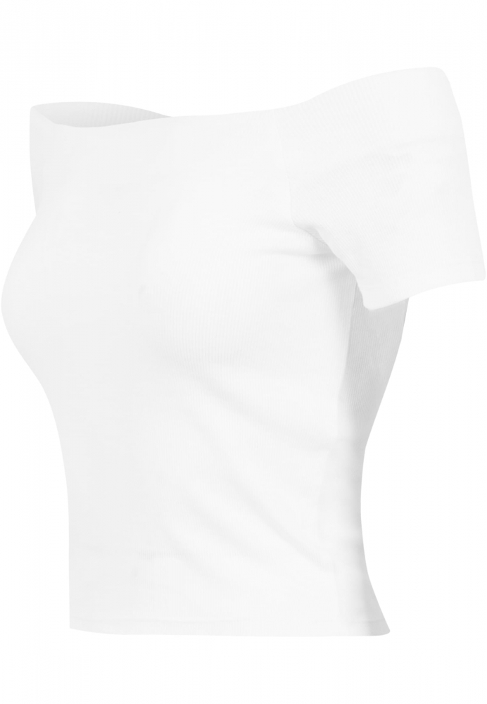 Tricou Off Shoulder Rib dama Urban Classics