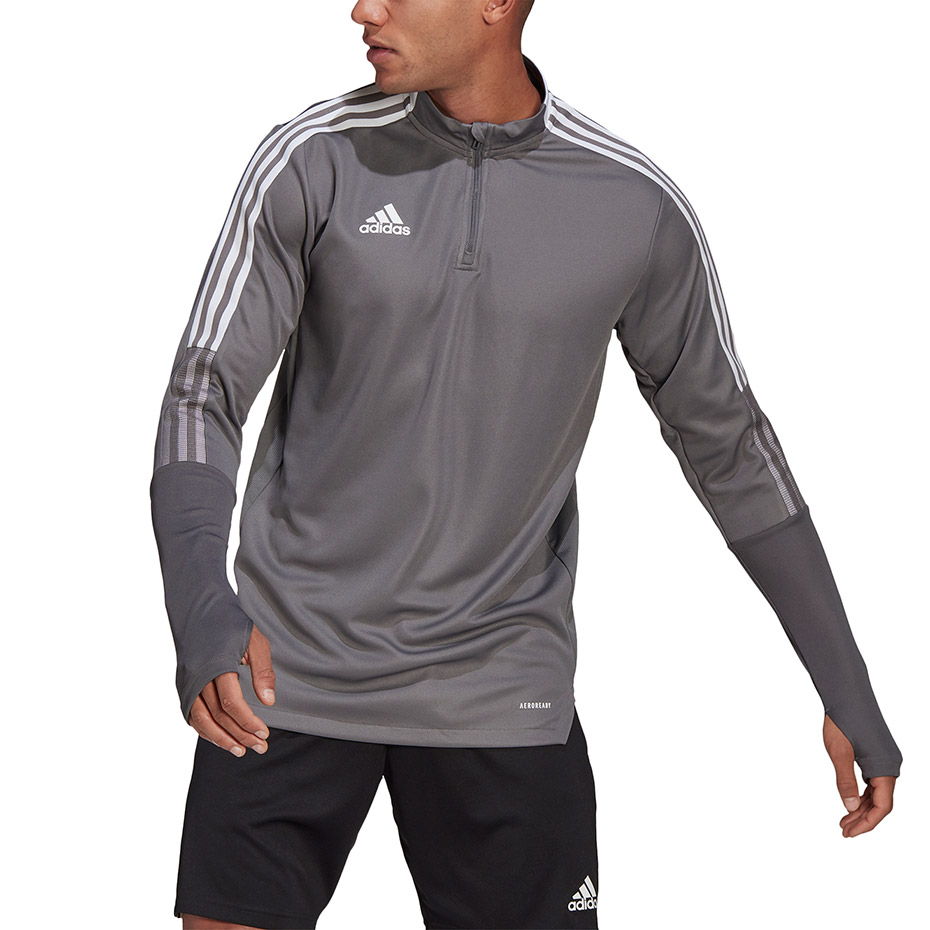 Men's adidas Tiro 21 Training Top gray GH7301