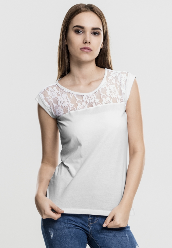 Tricou Top Laces dama Urban Classics