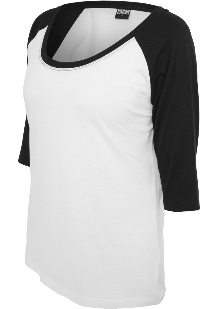 Tricou 3/4 Contrast Raglan dama Urban Classics