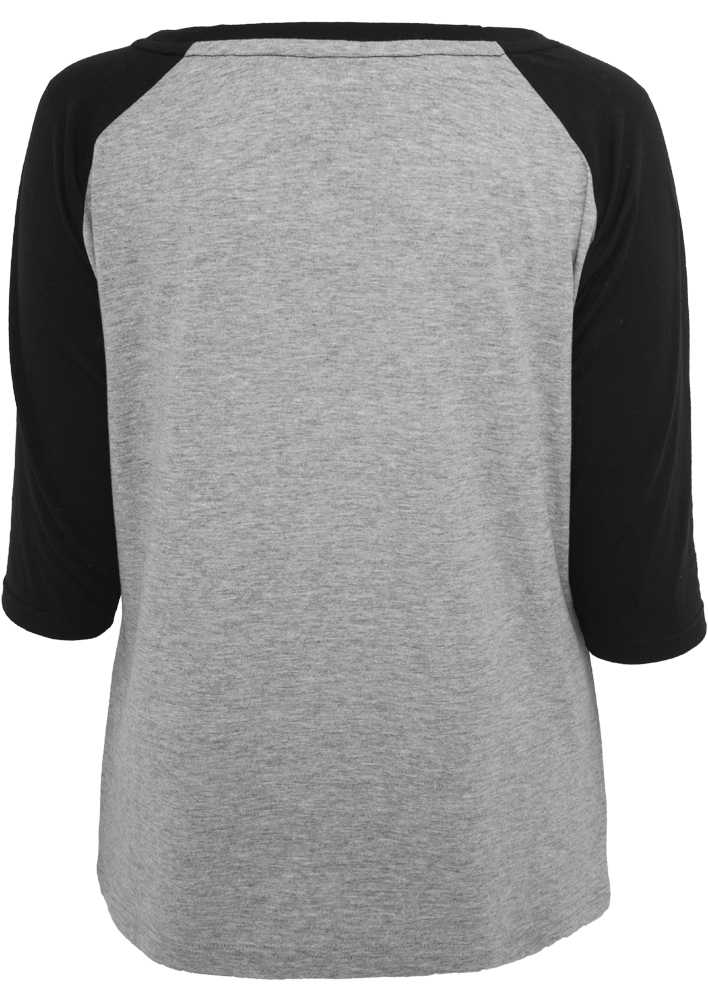 Tricou 3/4 Contrast Raglan dama Urban Classics