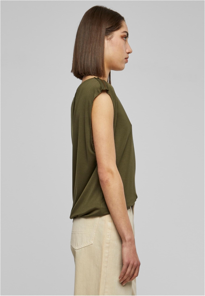 Tricou Shoulder Zip HiLo dama Urban Classics