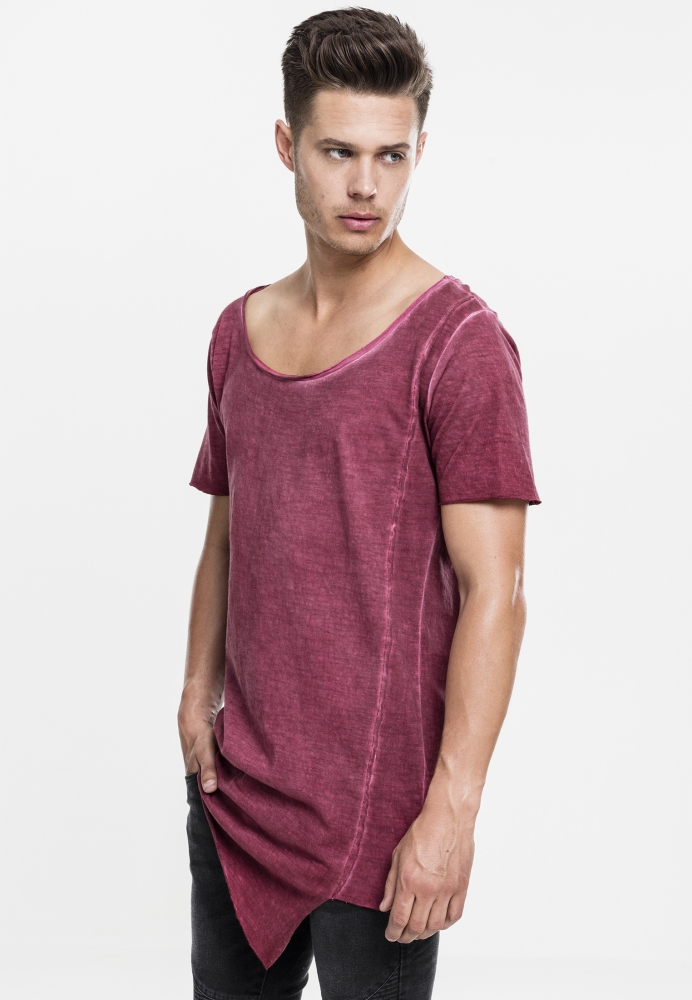 Tricou Asymetric Long Spray Dye Urban Classics