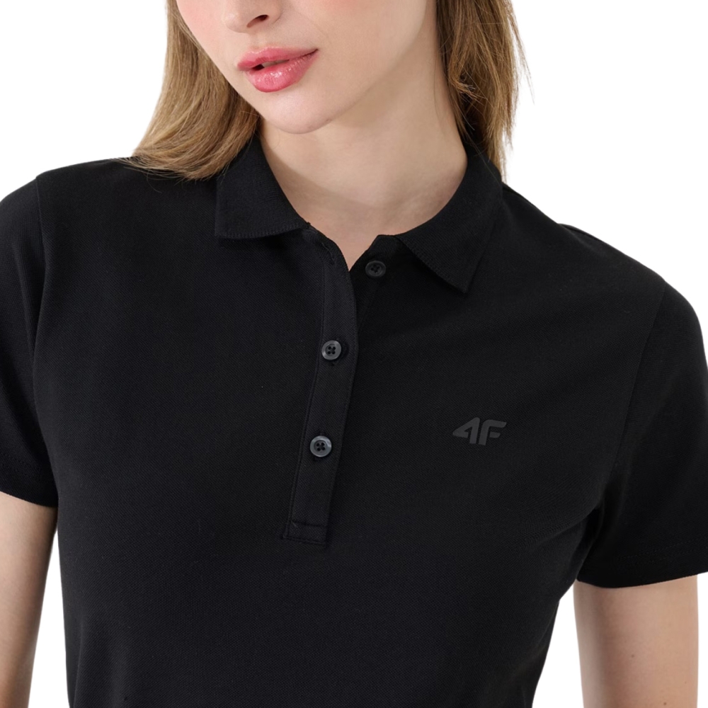 Camasa 's polo 4F F365 deep black 4FWMM00TPTSF365 20S dama
