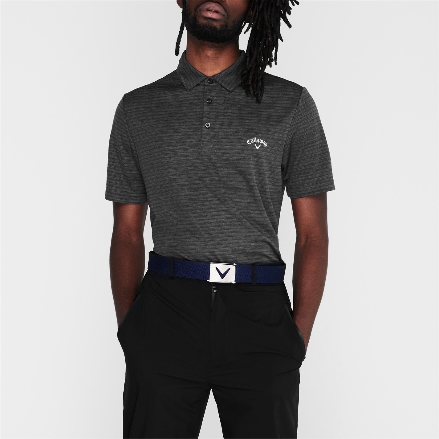 Camasa Callaway Herringbone Golf Polo barbat