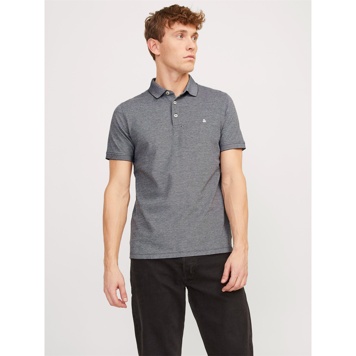 Camasa Jack and Jones Paulos Tipped Pique Maneca Scurta Polo