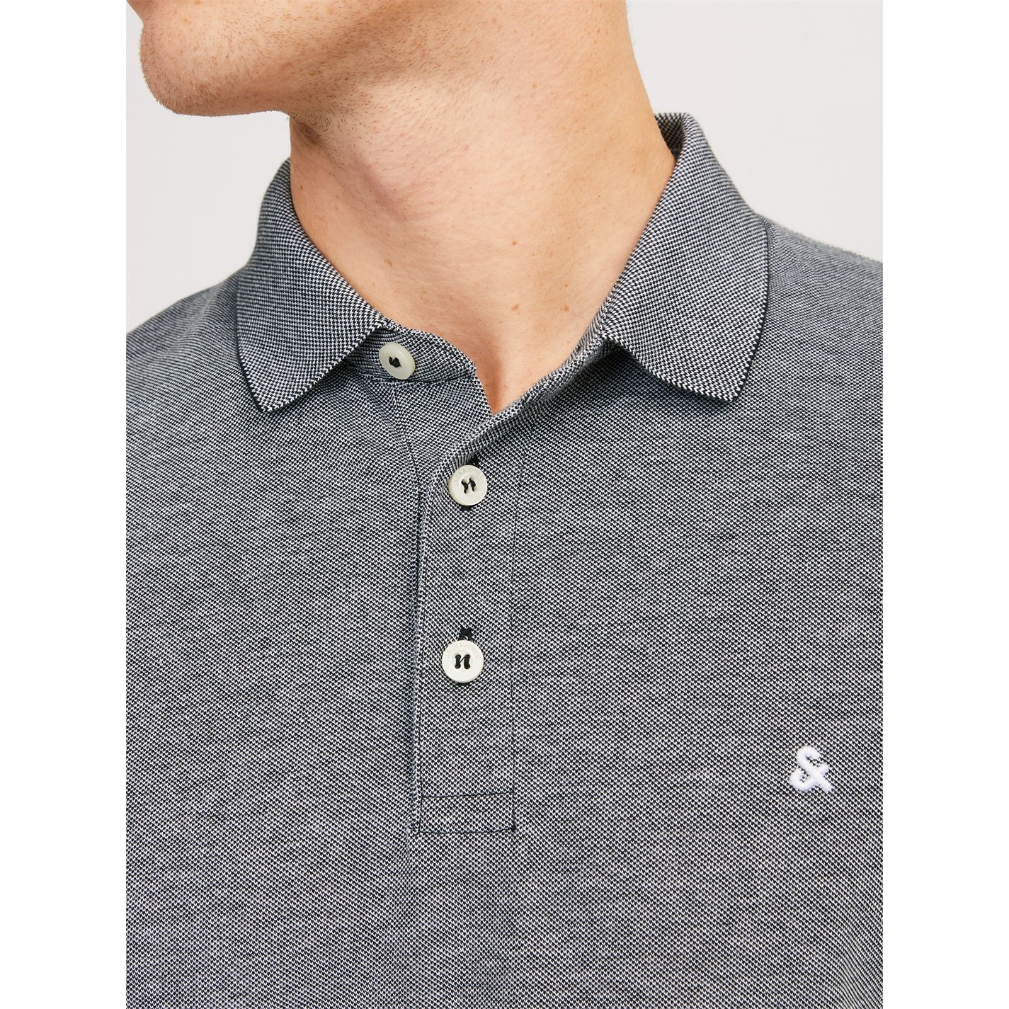 Camasa Jack and Jones Paulos Tipped Pique Maneca Scurta Polo