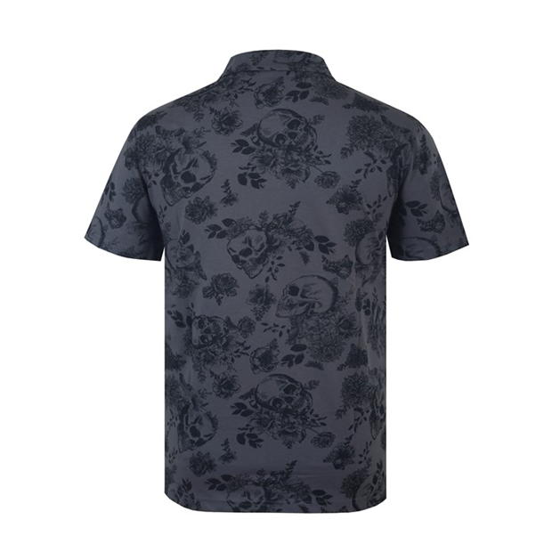 Firetrap All-Over Print Polo Top barbat