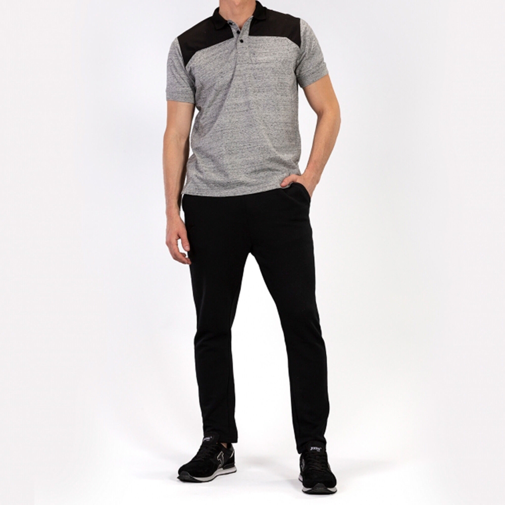 Camasa Polo Winner Ii Cotton Anthracite-black S/s Joma