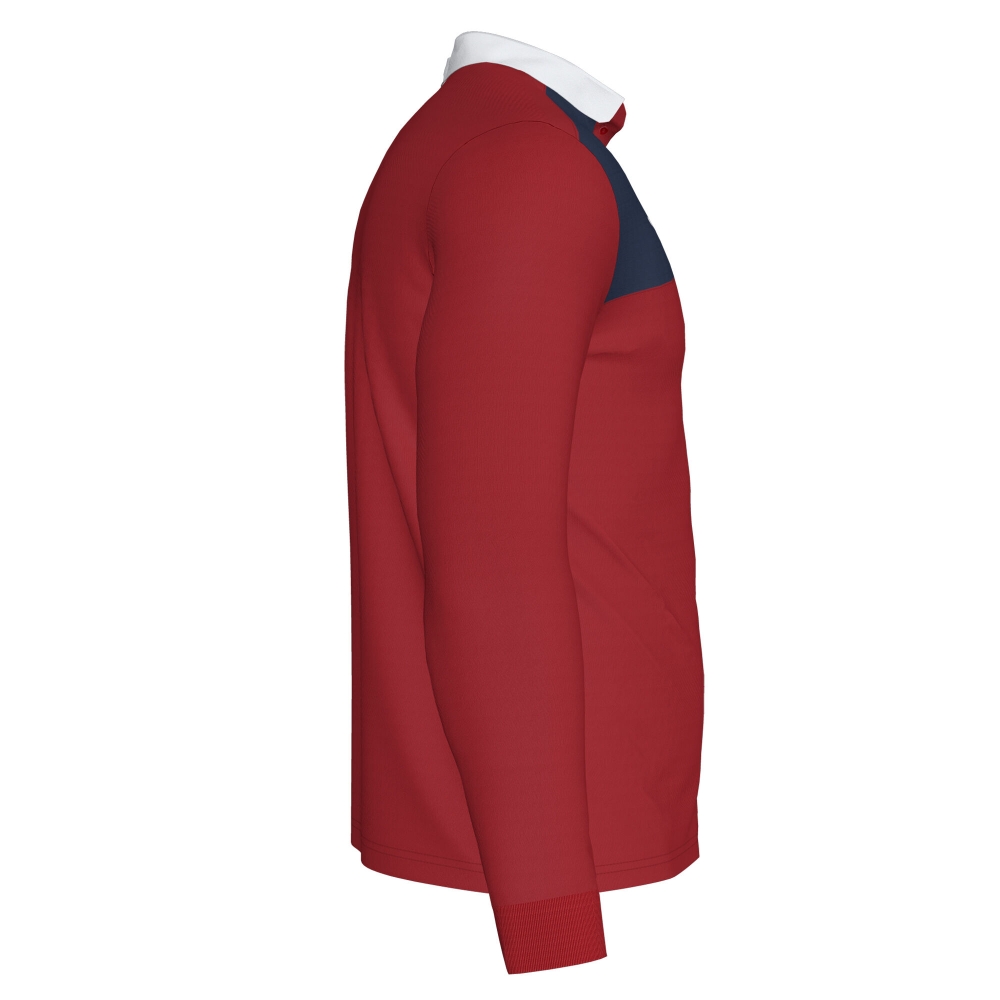 Camasa Polo Winner Ii Red-dark Navy L/s Joma