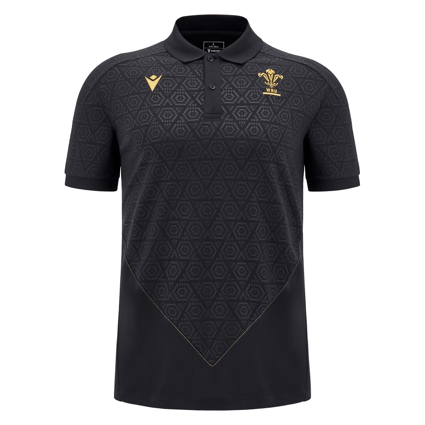 Tricou Polo Camasa Macron Wales Rugby 2024 adulti