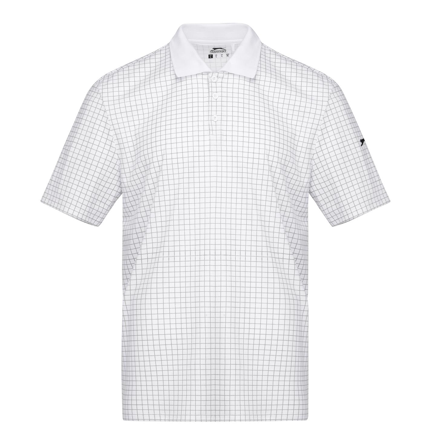 Slazenger Check Golf Polo barbat