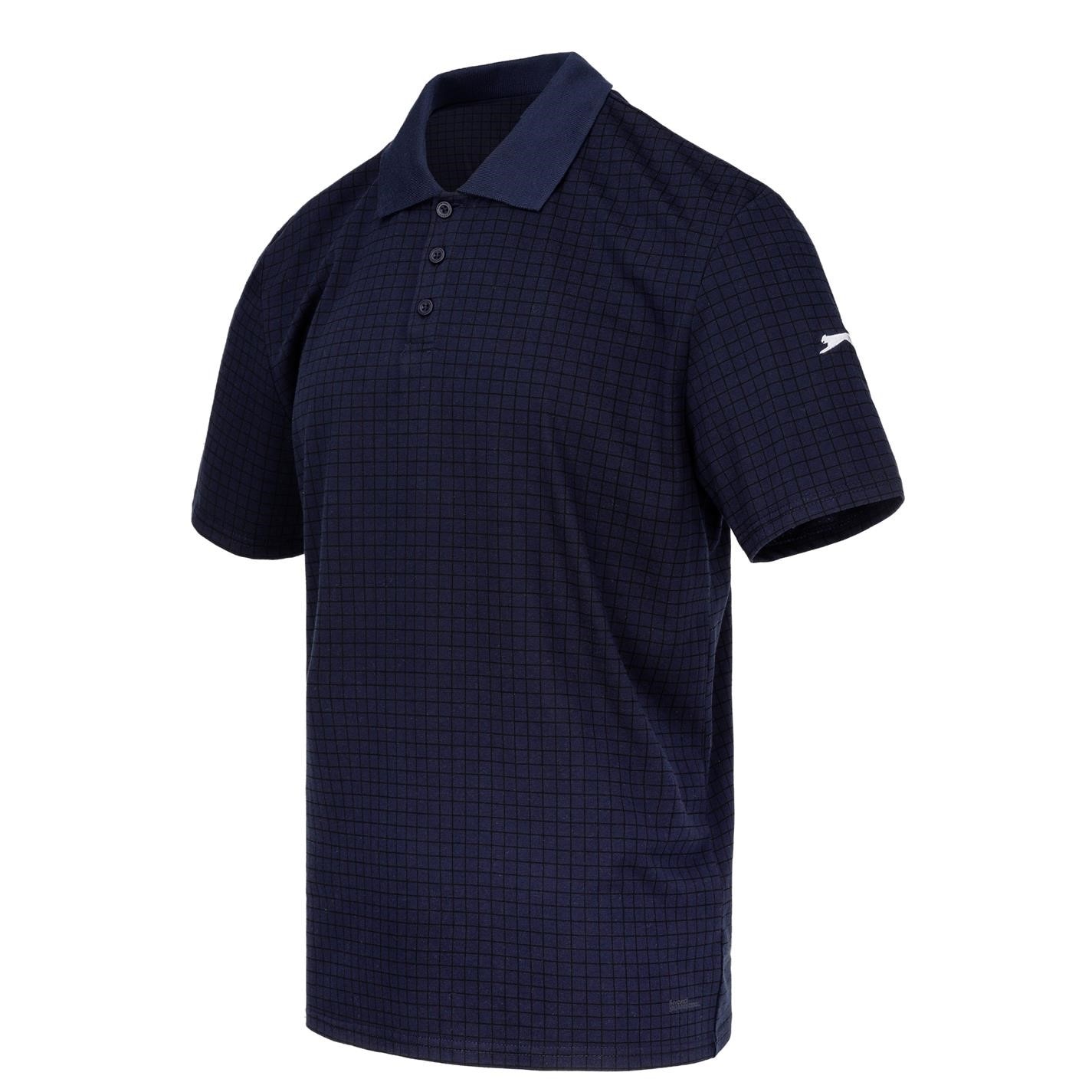 Slazenger Check Golf Polo barbat