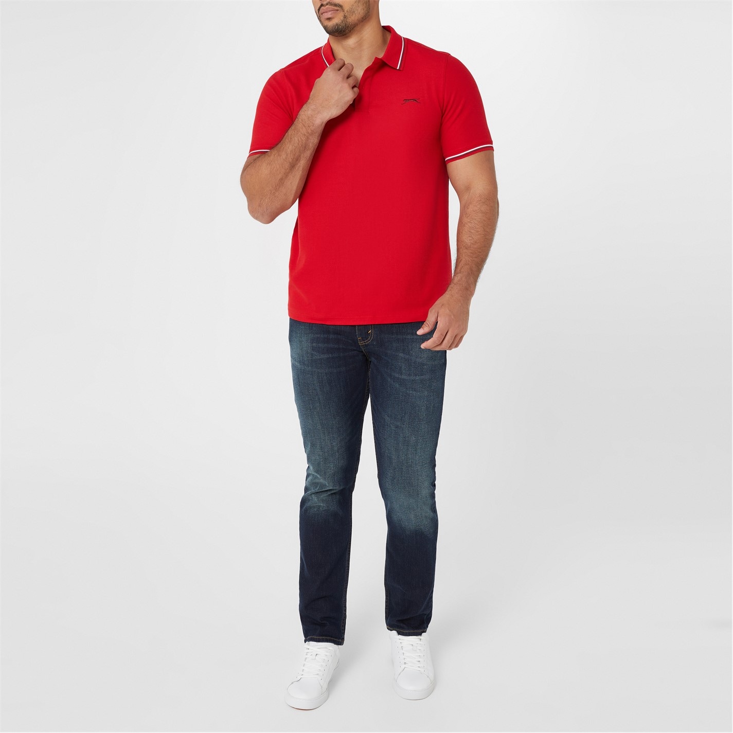 Camasa Slazenger Tipped Polo barbat