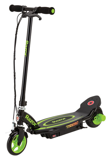 Trotineta electrica pentru copii 8+ ani Razor Power Core E90 Negru/Verde