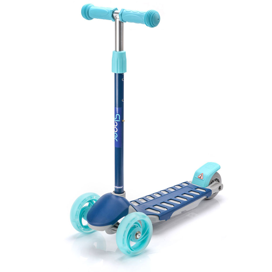Meteor Sloper three-wheeled scooter navy blue and blue 22625