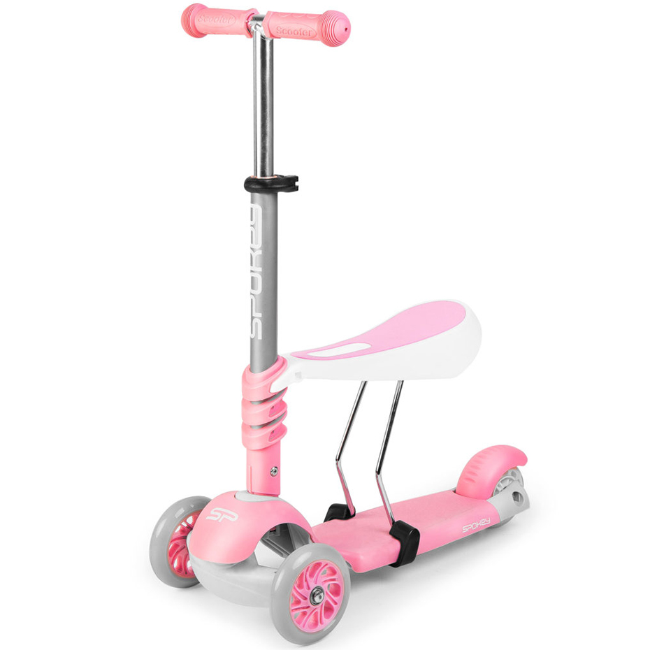 Scooter Spokey Tripla 3in1 pink 927099
