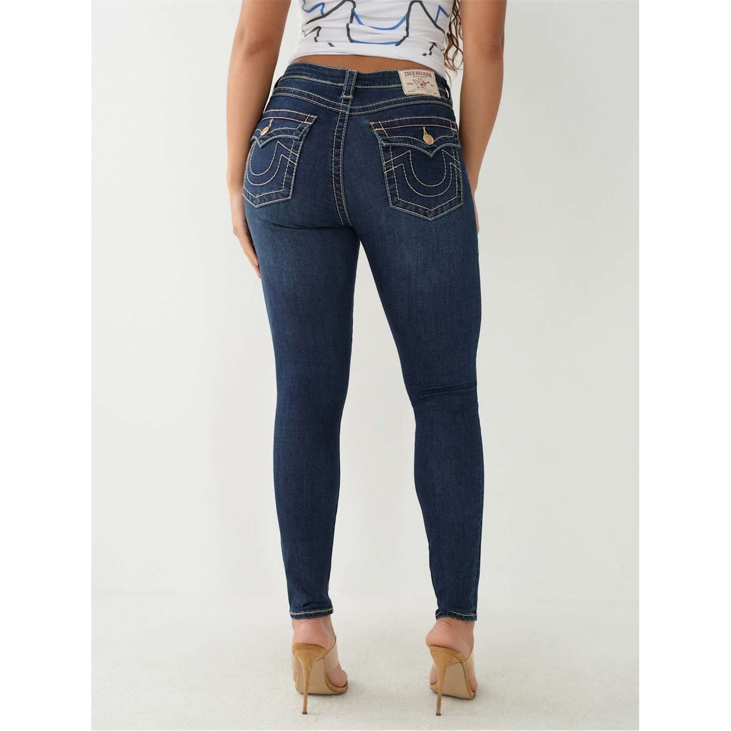 Blug True Religion Halle Mid Rise Skinny dama