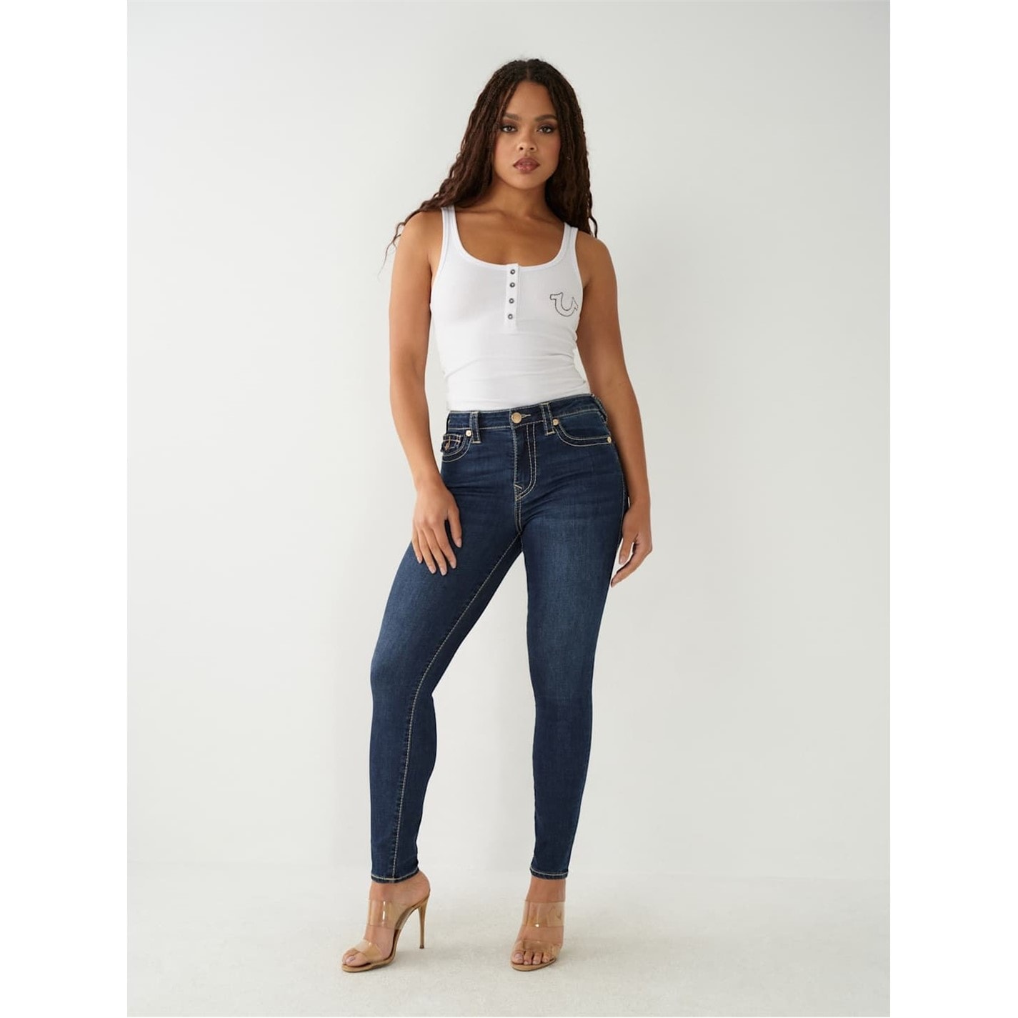 Blug True Religion Halle Mid Rise Skinny dama