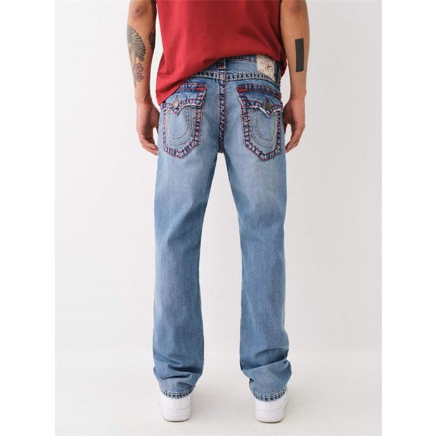 Blug True Religion Ricky Distressed Super Straight barbat