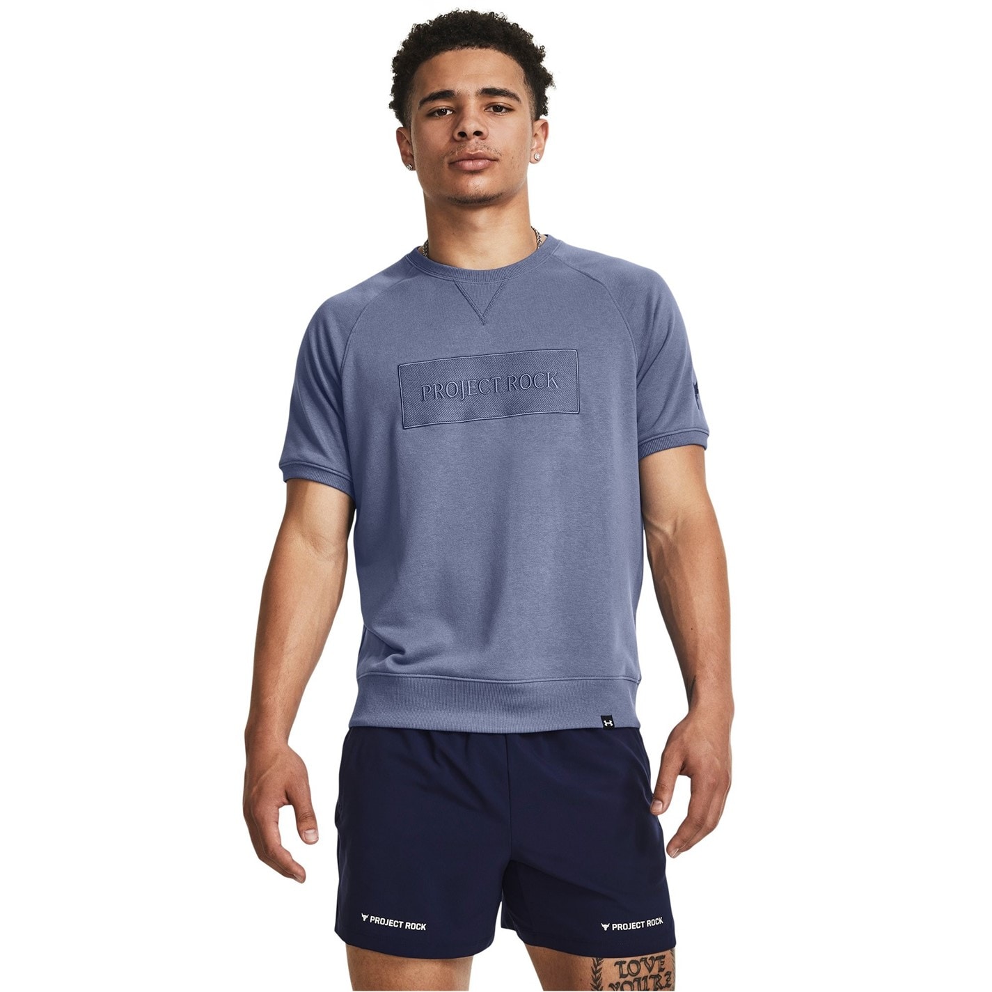 Under Armour Project Rock Terry Gym Top barbat