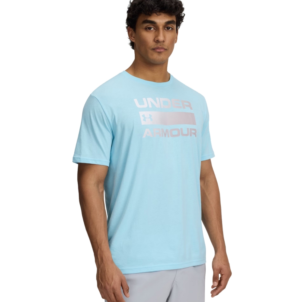 Under Armour Team Issue Wordmarsk SS men's jersey light blue 1329582 494