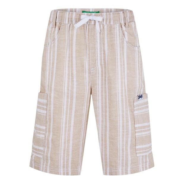 Pantalon scurt Combat United Colors of Benetton Striped copil