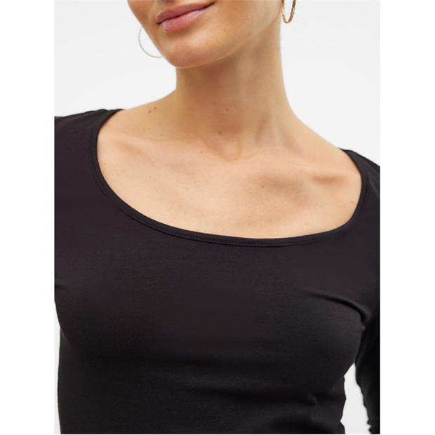 Camasa Vero Moda Maxi Maneca Lunga U-Neck T-