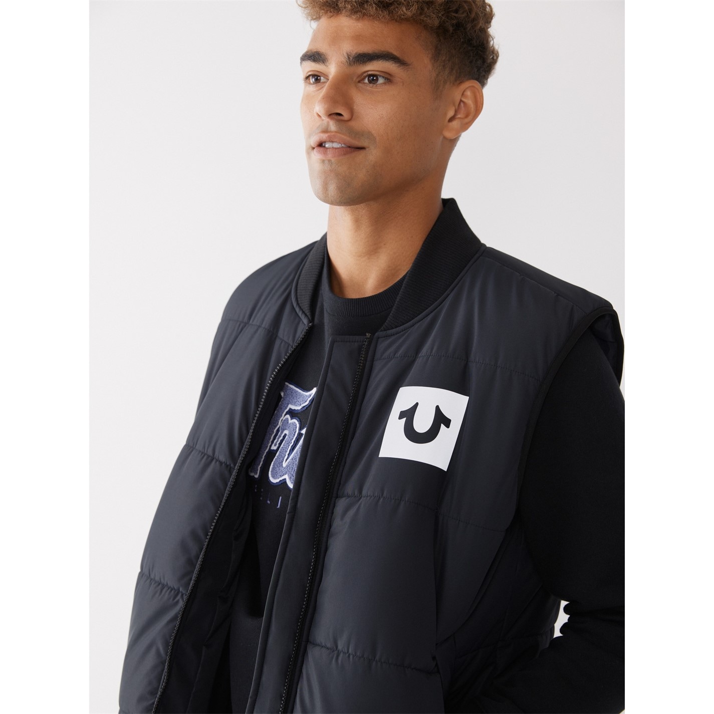 Vesta True Religion Logo Puffer