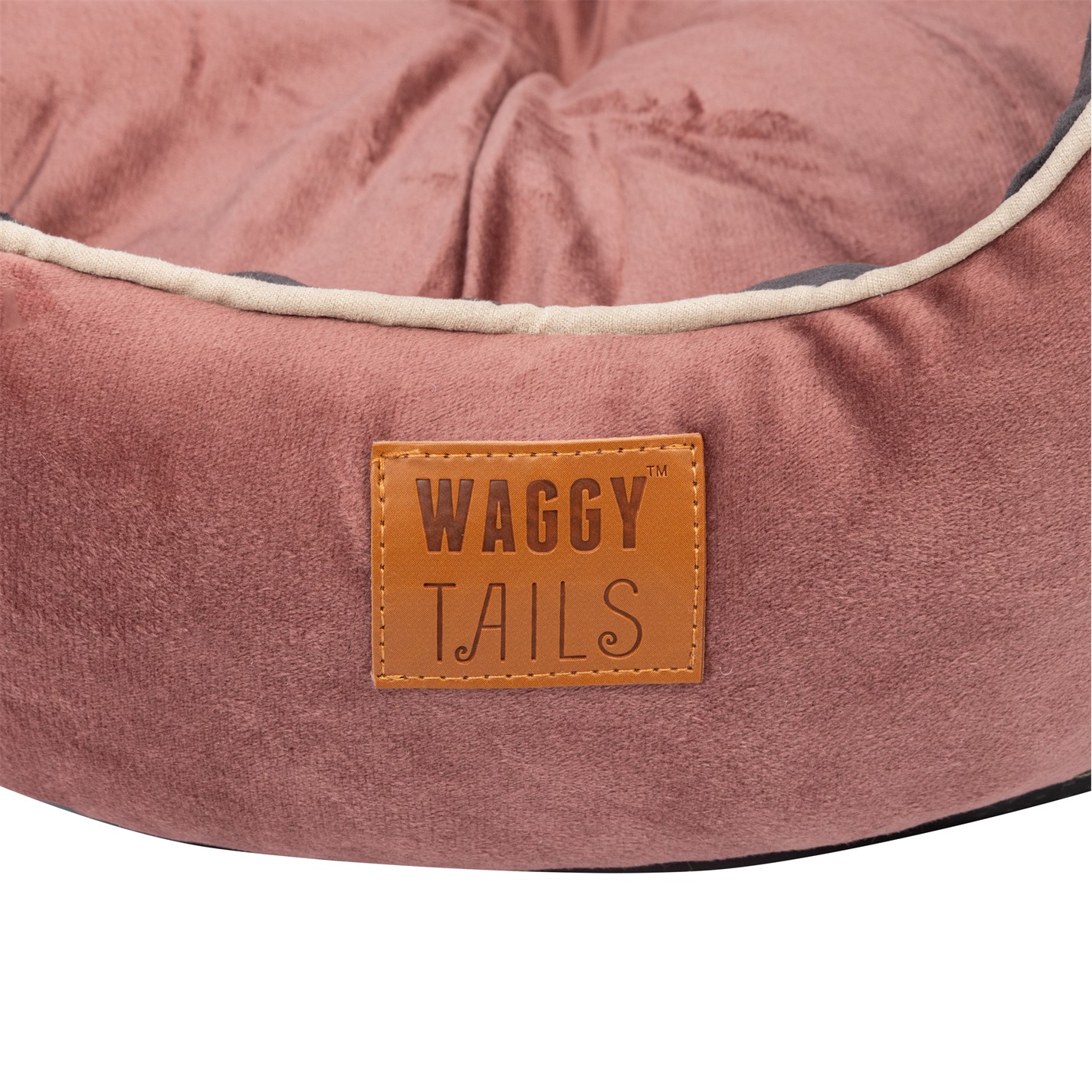 Waggy Tails Corduroy Round Dog Bed
